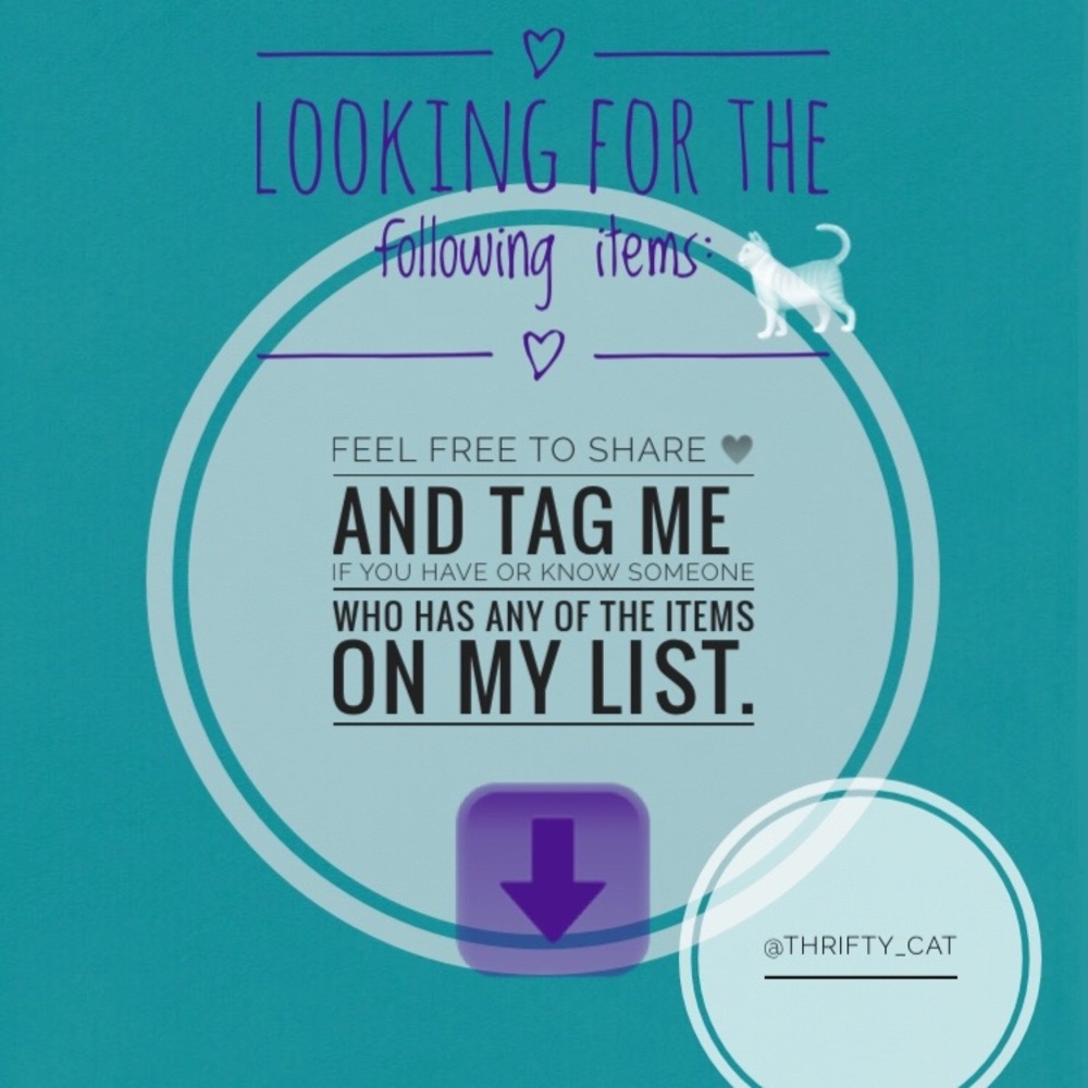In Search Of List...🗒
